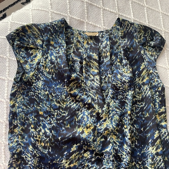 Silk mini dress V neck - Picture 1 of 7